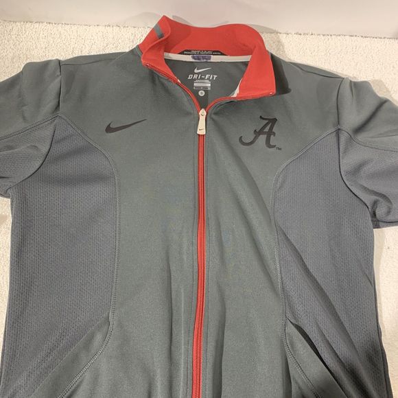 Nike Alabama Crimson Tide Jacket Dri-fit Adult Small Grey - Picture 7 of 7